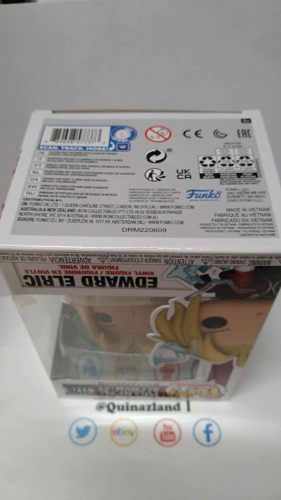 Funko Pop! FULLMETAL ALCHEMIST #1176 edward elric (FU32)