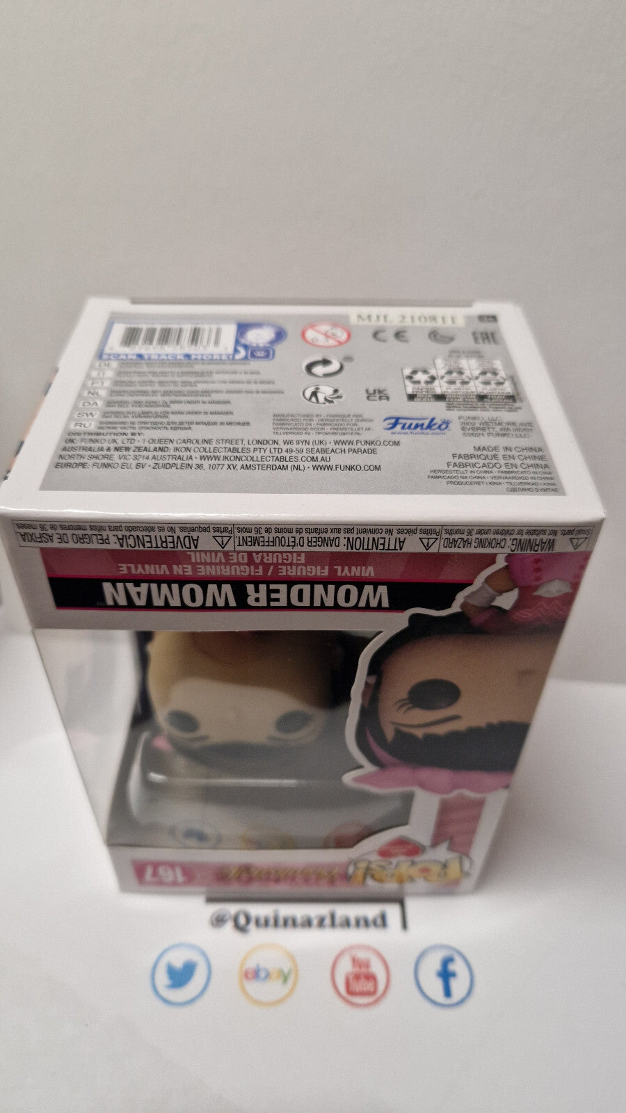 Funko Pop! DC Comics Bombshells Wonder Woman Edition Cancer du sein #167 (F32)