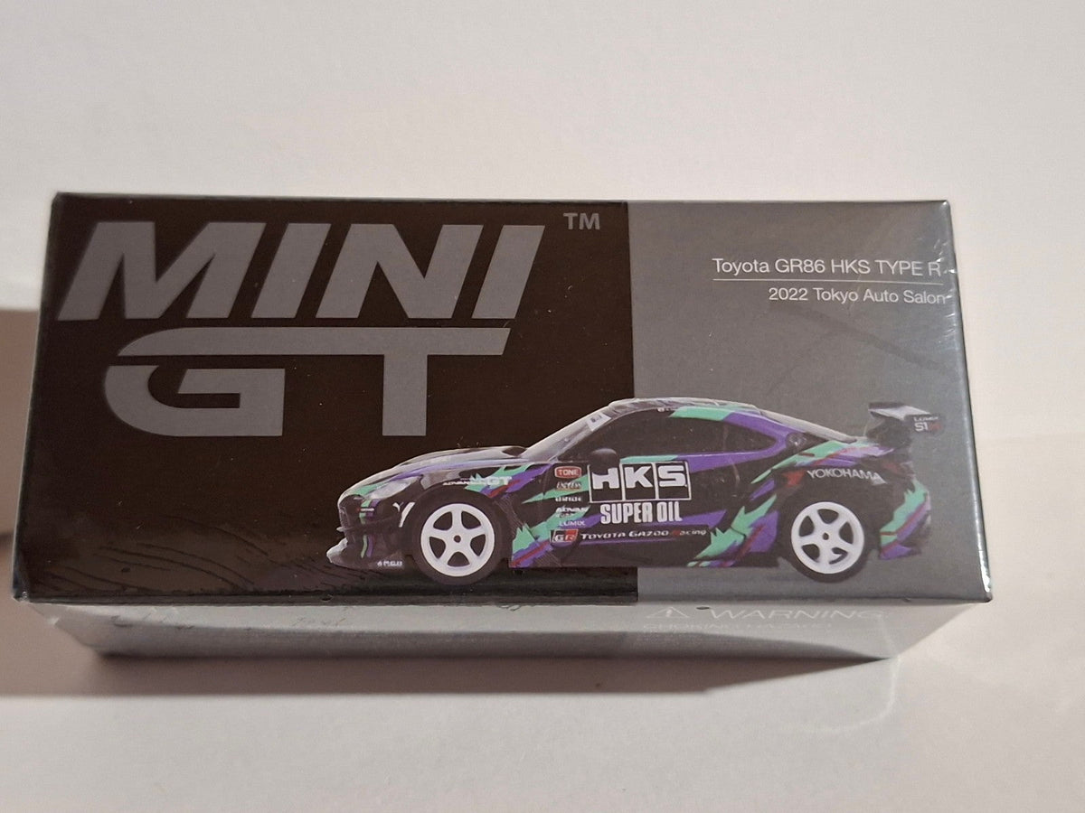 Mini GT 2022 Toyota GR86 HKS type R TOKYO Auto Salon, black  n° 1005 (CP17)