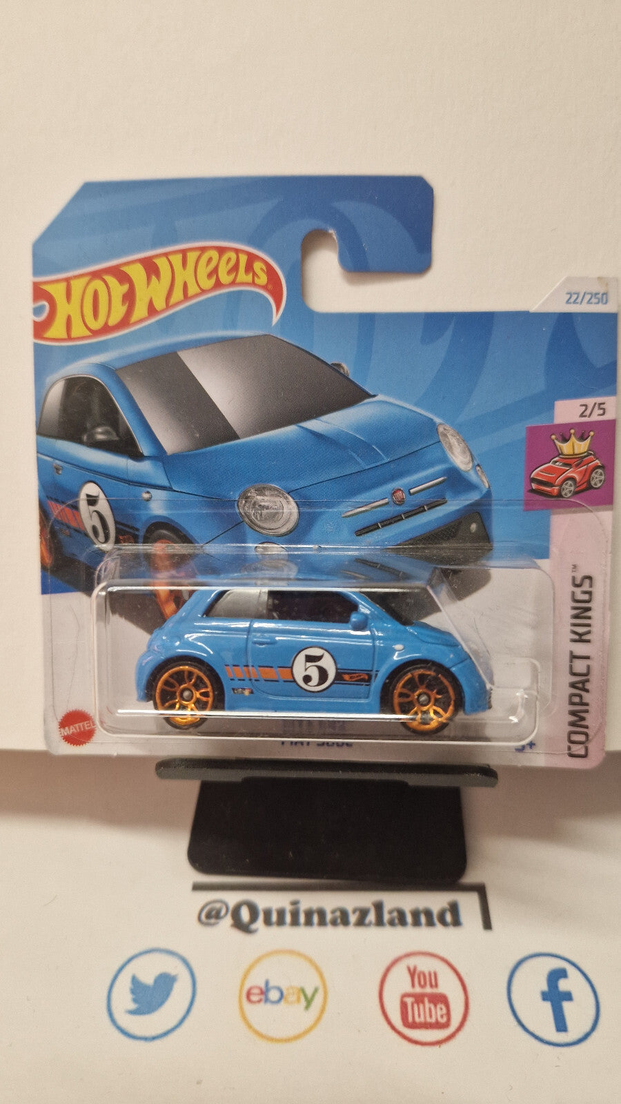 Hot Wheels Fiat 500e 2024-022  (CP01)