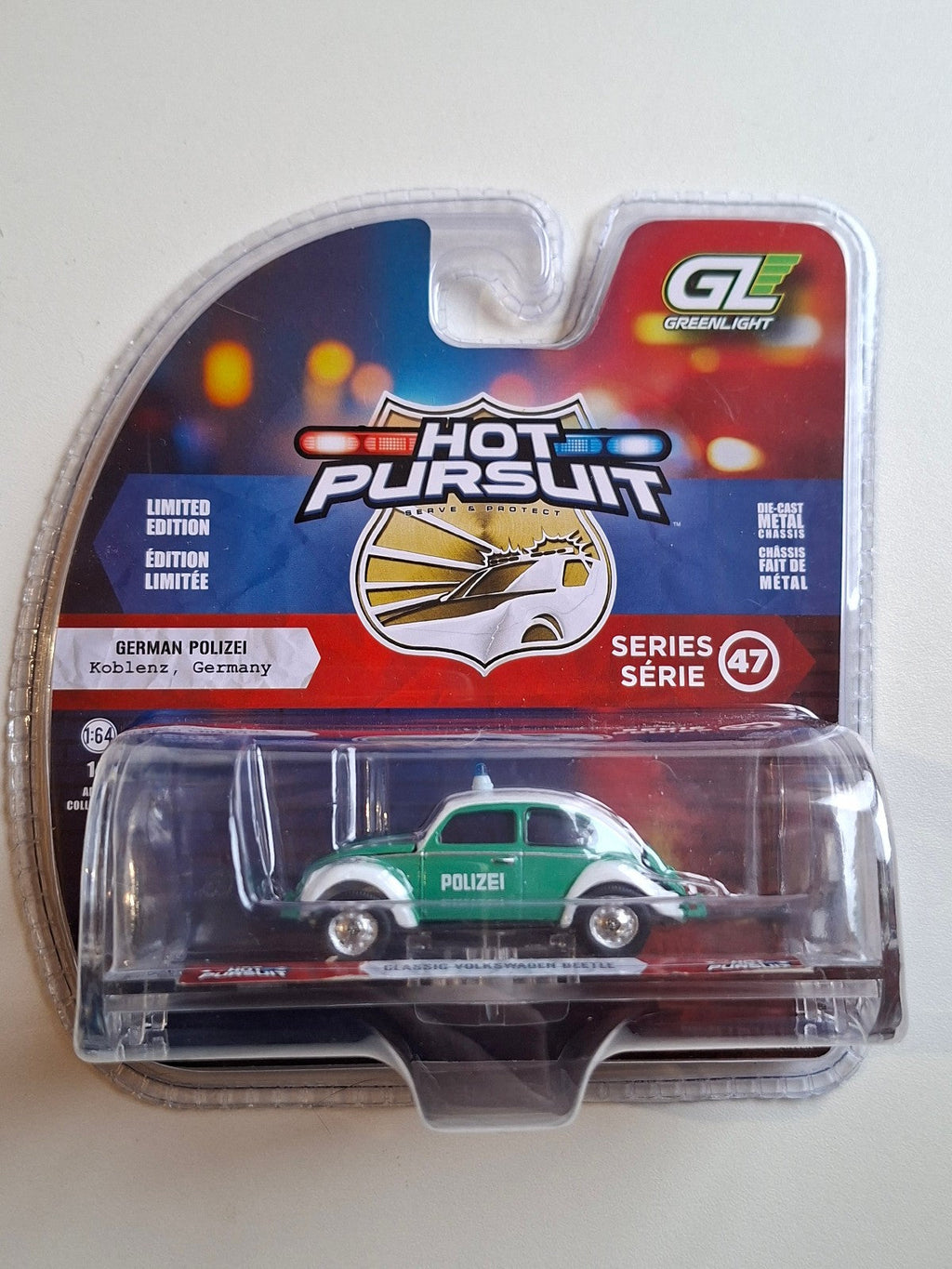 Greenlight Hot Pursuit series 47 Classic Volkswagen Beetle  (NG70)