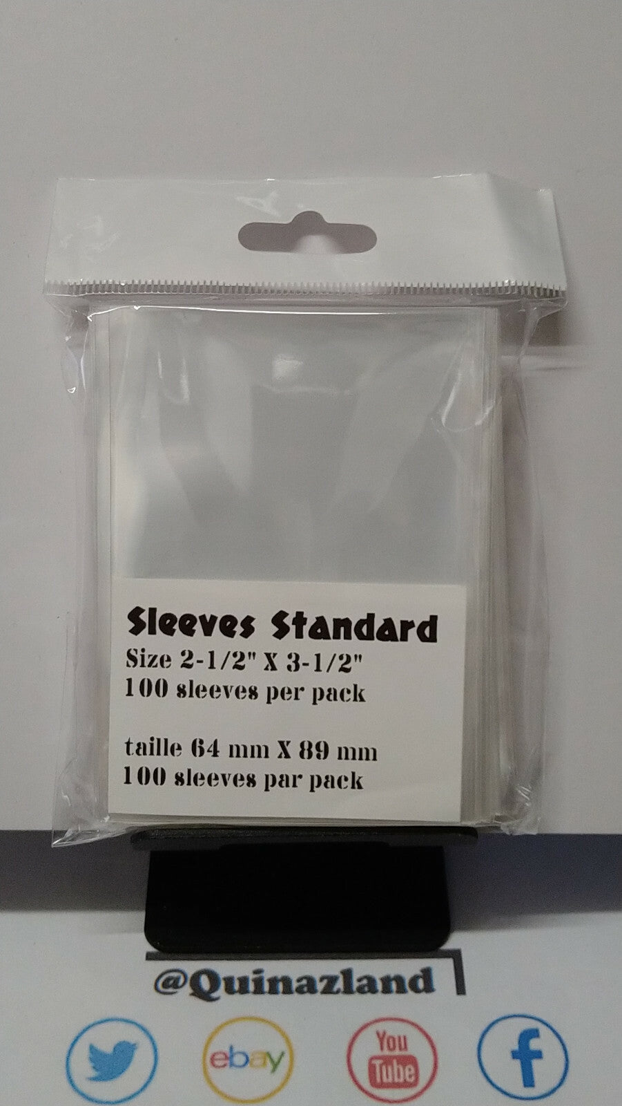 Protèges Cartes lot 100 Sleeves Standard 64 mm X 89 mm idéal carte pokemon ....