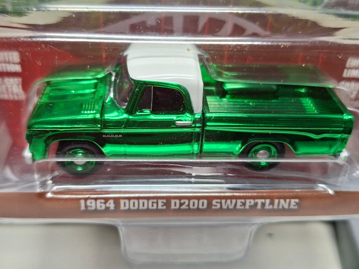 Greenlight Down on the farm série 10 green Chase 1964 dodge D200 sweptlin (NG37)