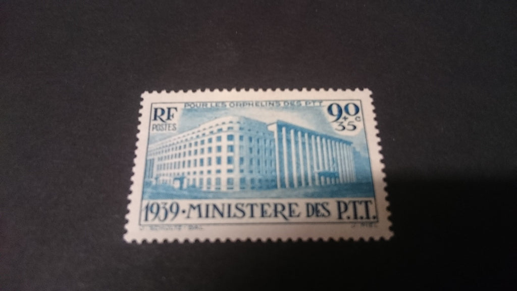 Timbre France 1939 90c+35c Ministère des PTT N°424 YT