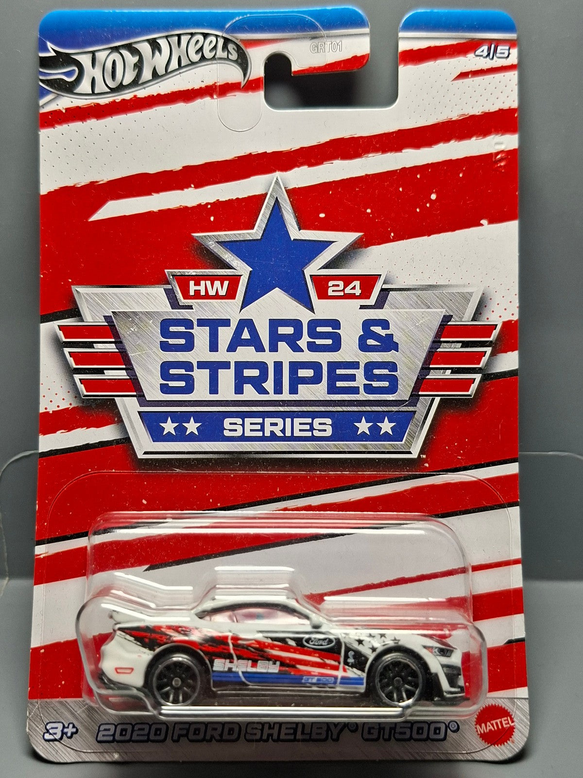 Hot Wheels 2024 stars & stripes 2020 ford shelby GT500  (NP20)