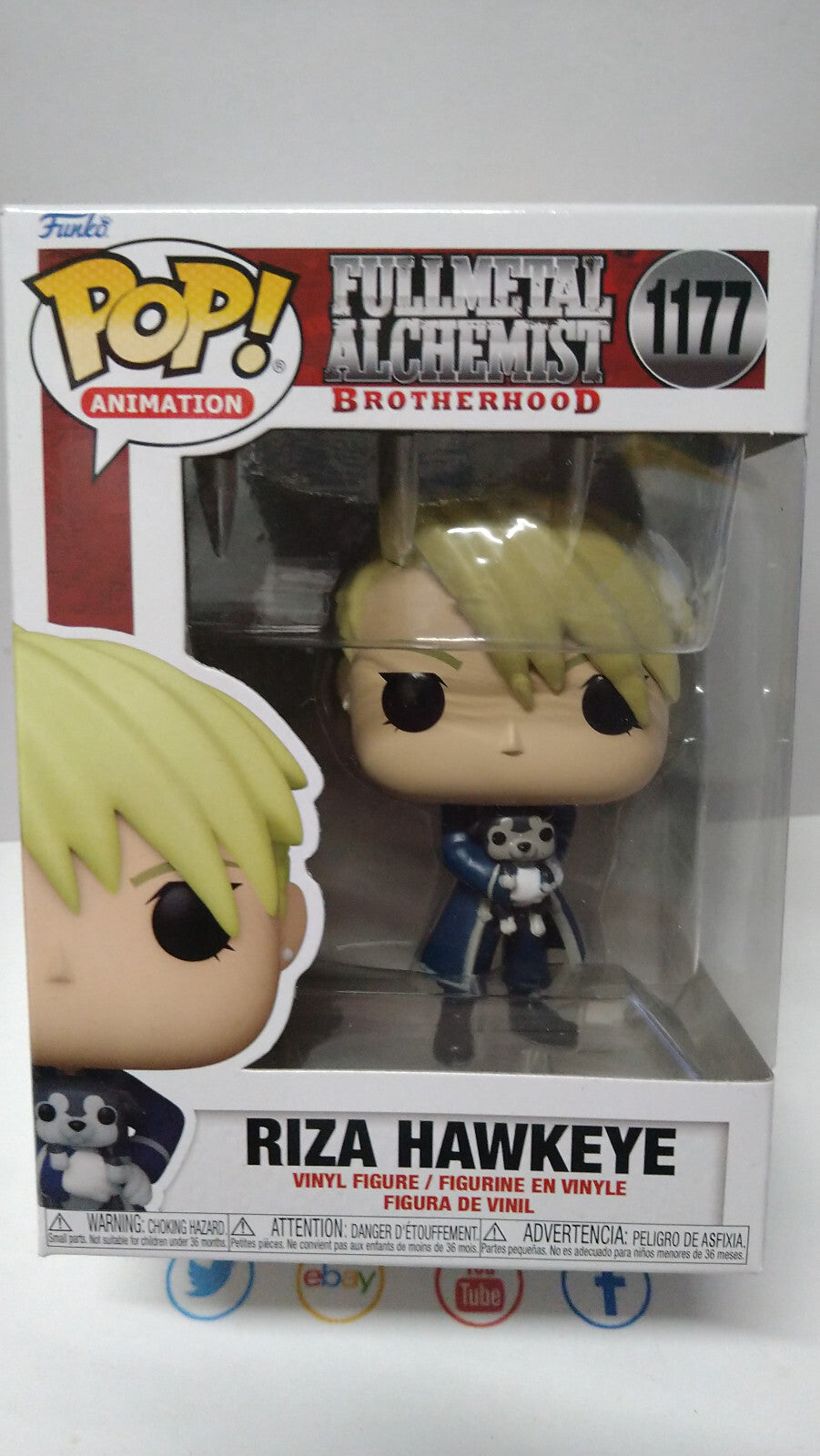 Funko Pop! FULLMETAL ALCHEMIST #1177 Riza Hawkeye (F15)