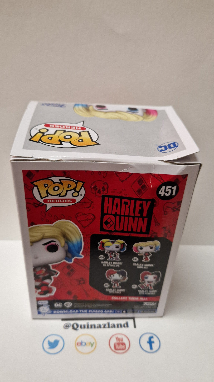 Funko Pop! DC COMICS POP N° 451 Harley Quinn avec batte de Baseball (F10)