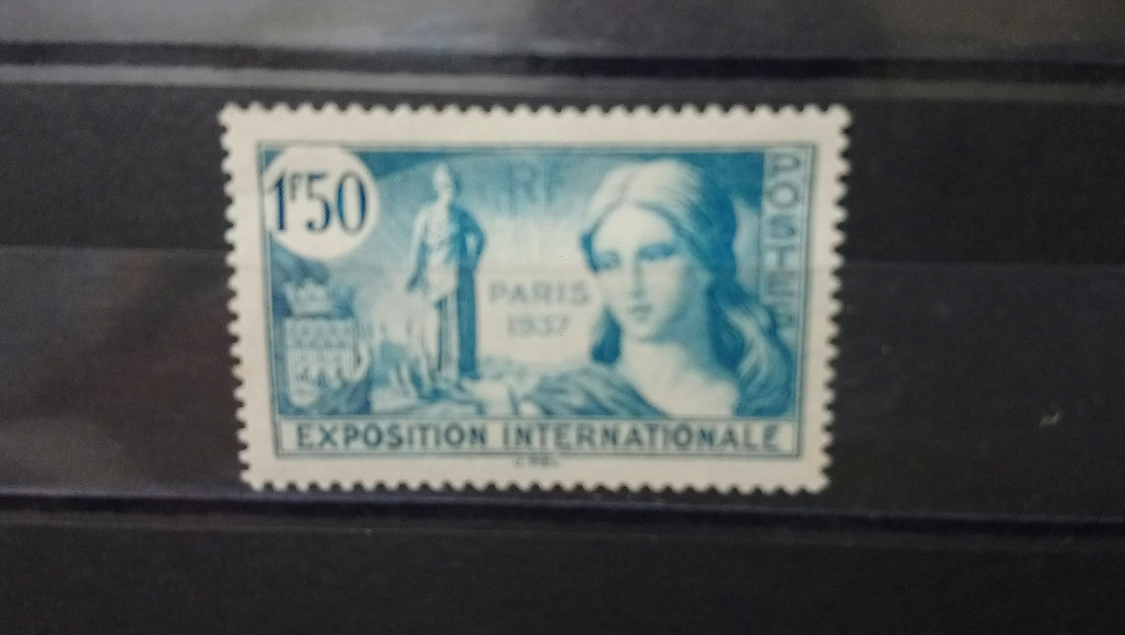 Timbres France 1f50 Exposition Paris 1937