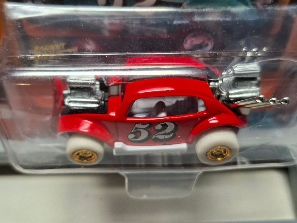 Johnny Lightning Spoilers 19 Volkswagen Bug Bomb rouge Chase white wheels (NG51)