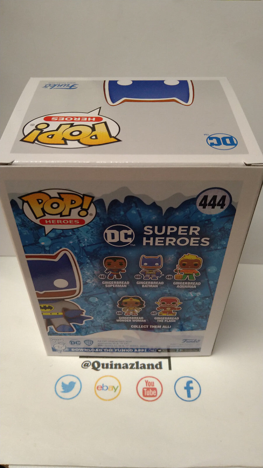 Funko Pop! DC COMICS HOLIDAY  N° 444 Gingerbread Batman (F39)