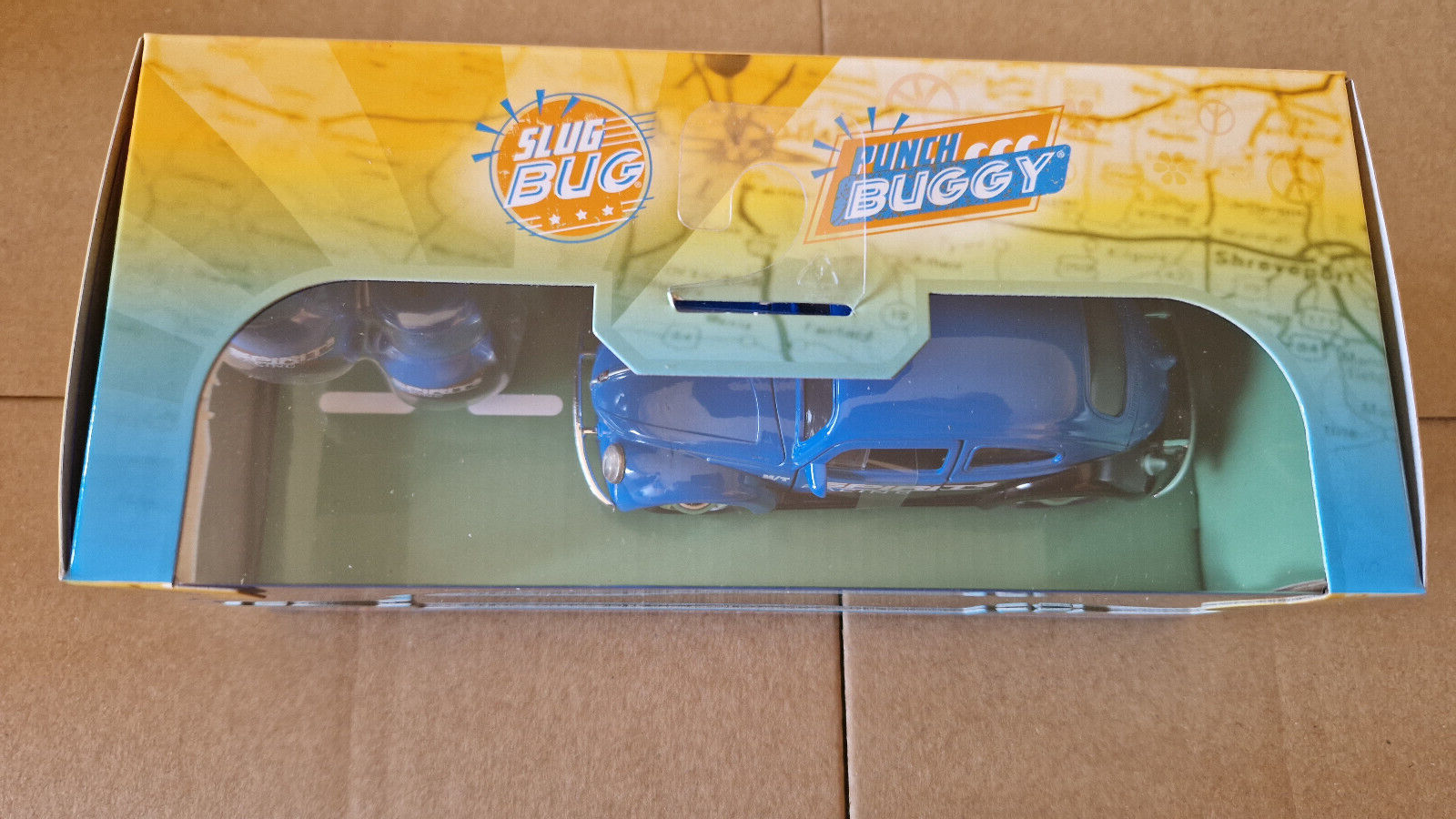 Jada Toys 1/32 Punch Buggy '59 Volkswagen  Beetle W/Gloves Blue  (ET)