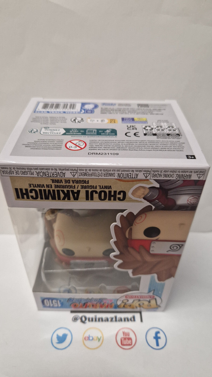 Funko Pop! NARUTO SHIPPUDEN POP Animation N° 1510 Choji Akimichi (F29)