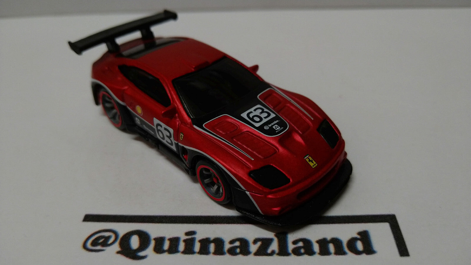 Hot Wheels Ferrari 575 GTC 2007 Ferrari racer   (A17)