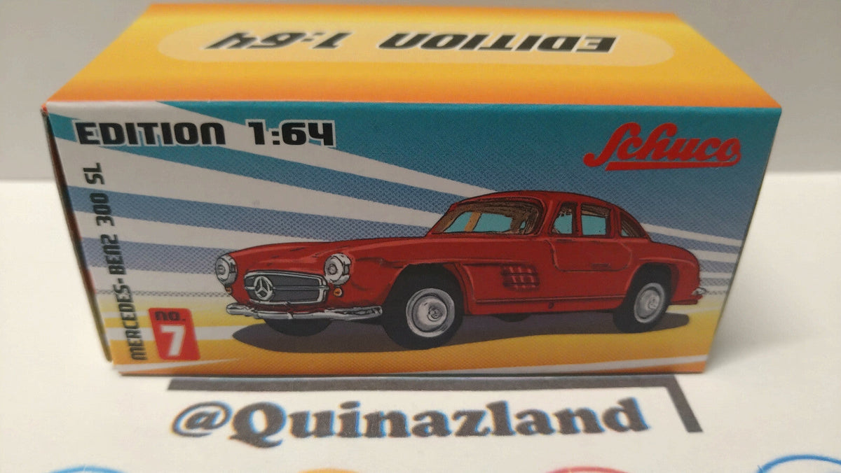 Schuco  1/64 Mercedes Benz 300SL Papier Edition, red (NP26)