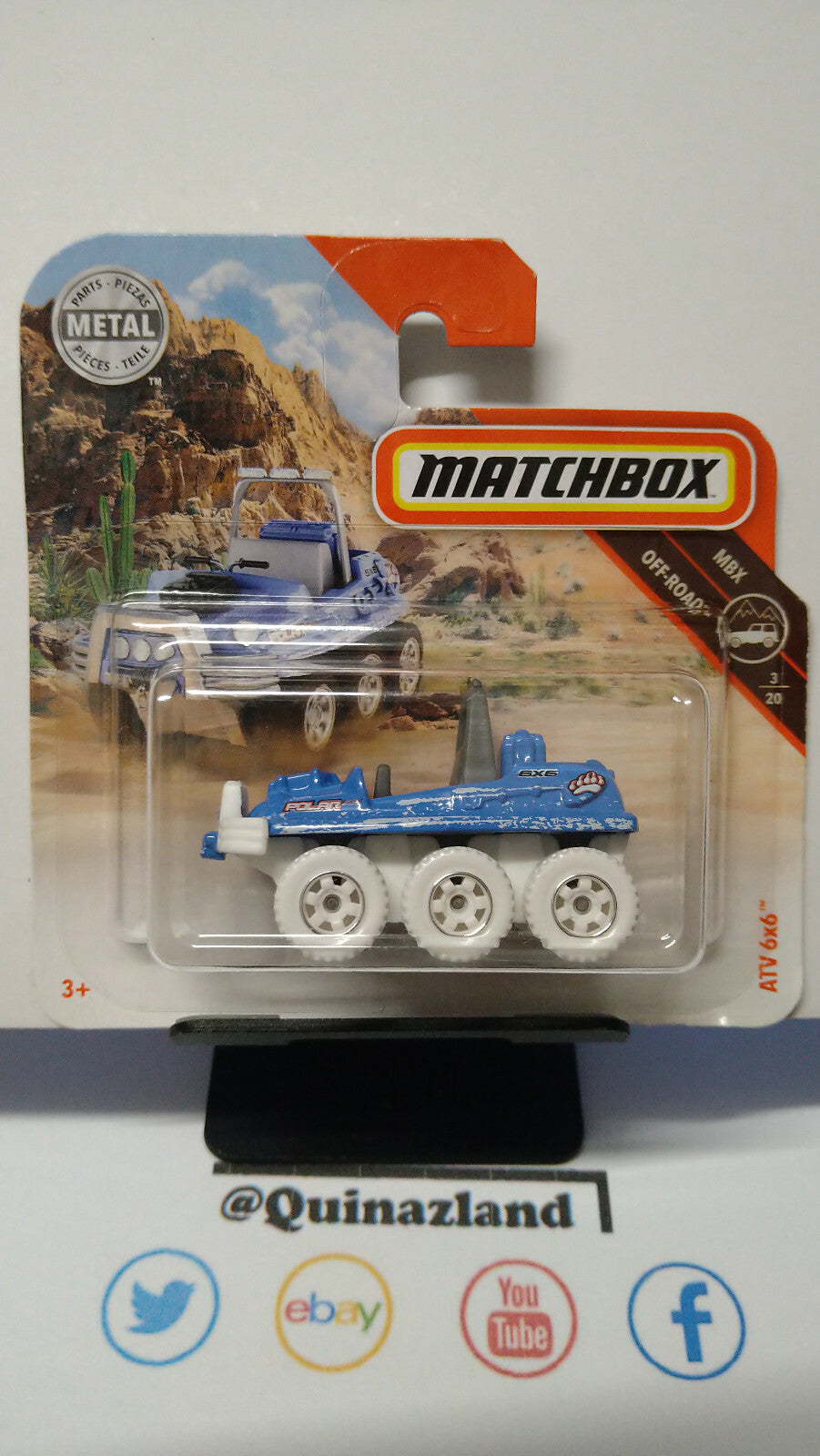 Matchbox ATV 6*6 2019-075 (NP11)