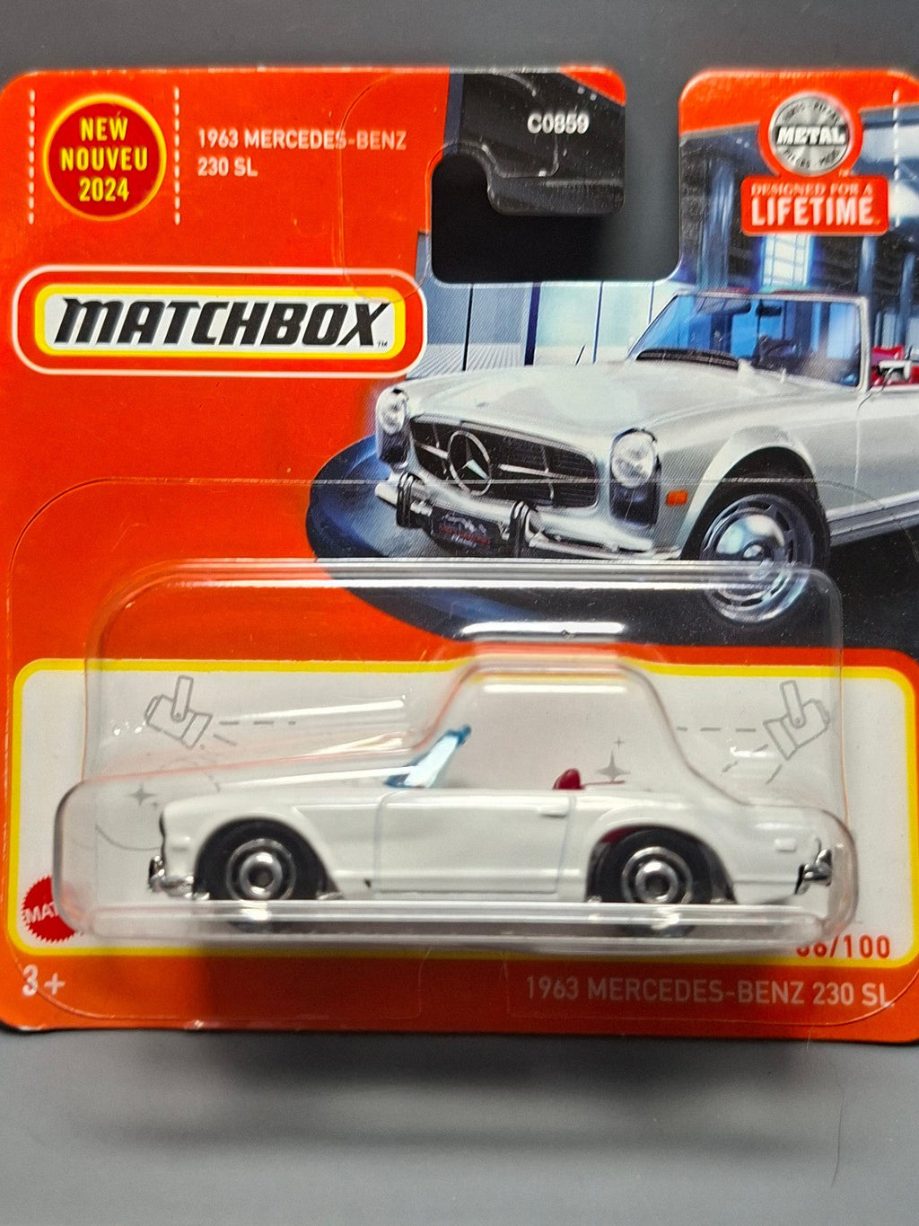 Matchbox 1963 Mercedes-Benz 230 SL 2024-86  (CP20)