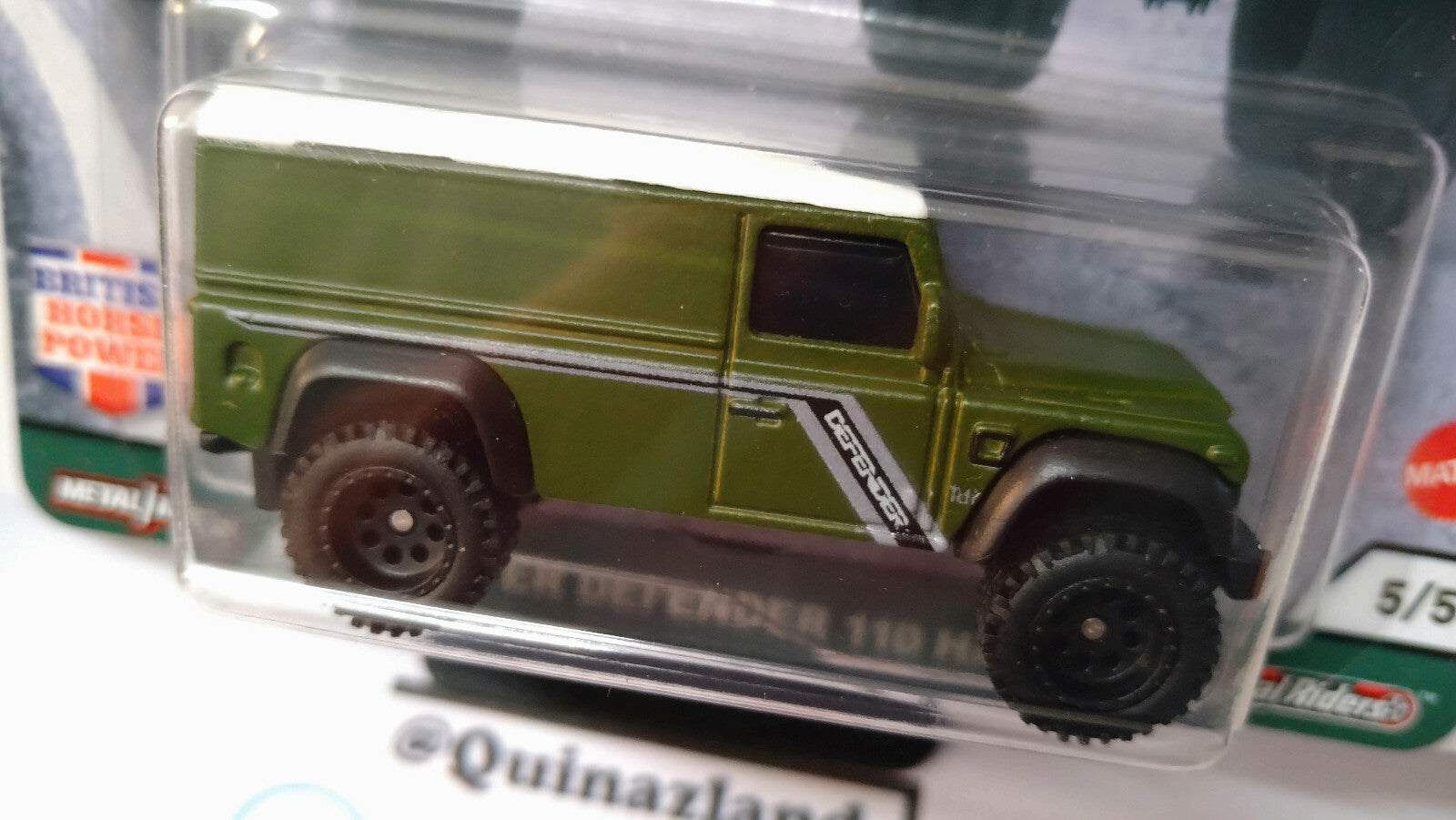 Hot Wheels  British Horse Power Land rover defender 110 hard top (NG145)