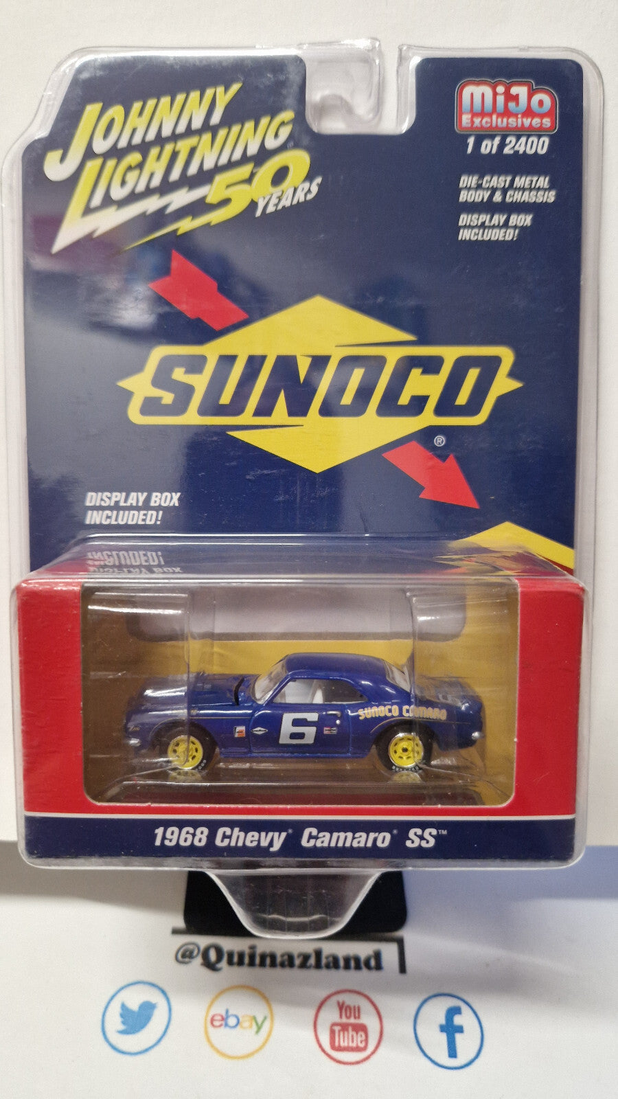 Johnny Lightning  Sunoco 1968 Chevy Camaro SS (NG66)