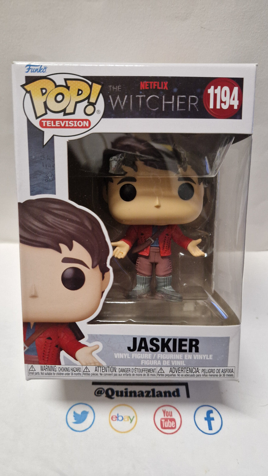 Funko Pop! THE WITCHER #1194 Jaskier Red Outfit (FU02)