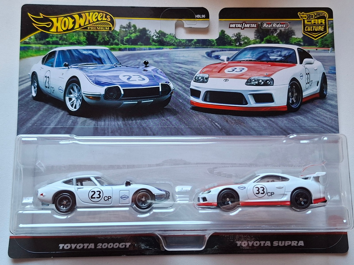 Hot Wheels  premium 2 pack Toyota 2000GT / Toyota Supra (CT12)