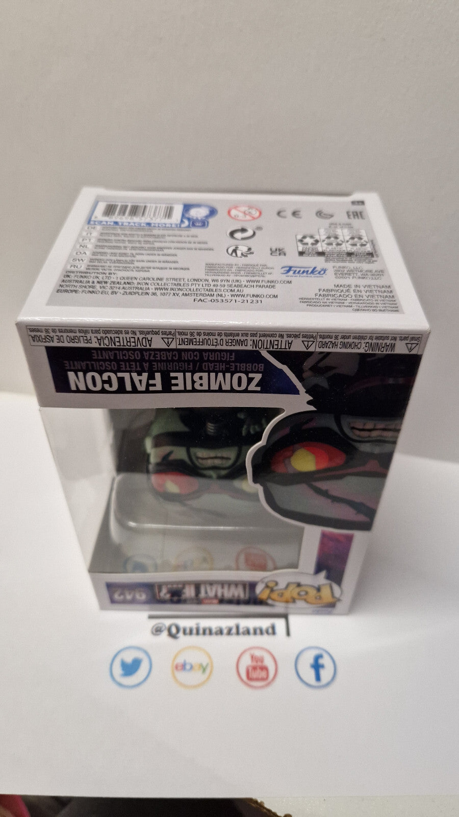 Funko Pop! MARVEL WHAT IF #942 Zombie Falcon (F26)