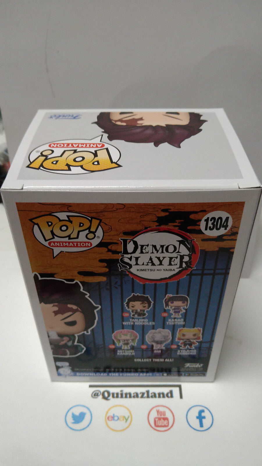 Funko Pop! Demon Slayer Animation N° 1304 Tanjiro avec nouilles (F1)