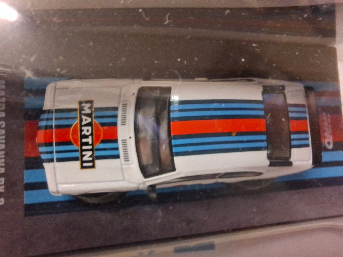 Inno64 Mazda Savanna RX3 Martini Racing Livery, white/blue/red  (NP49)