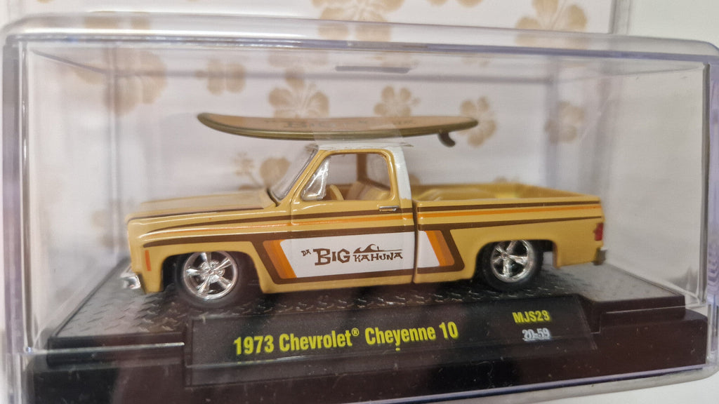 M2 Machines Da Big Kahuna 1973 Chevrolet Cheyenne 10 Exclusive Mijo (NG68)