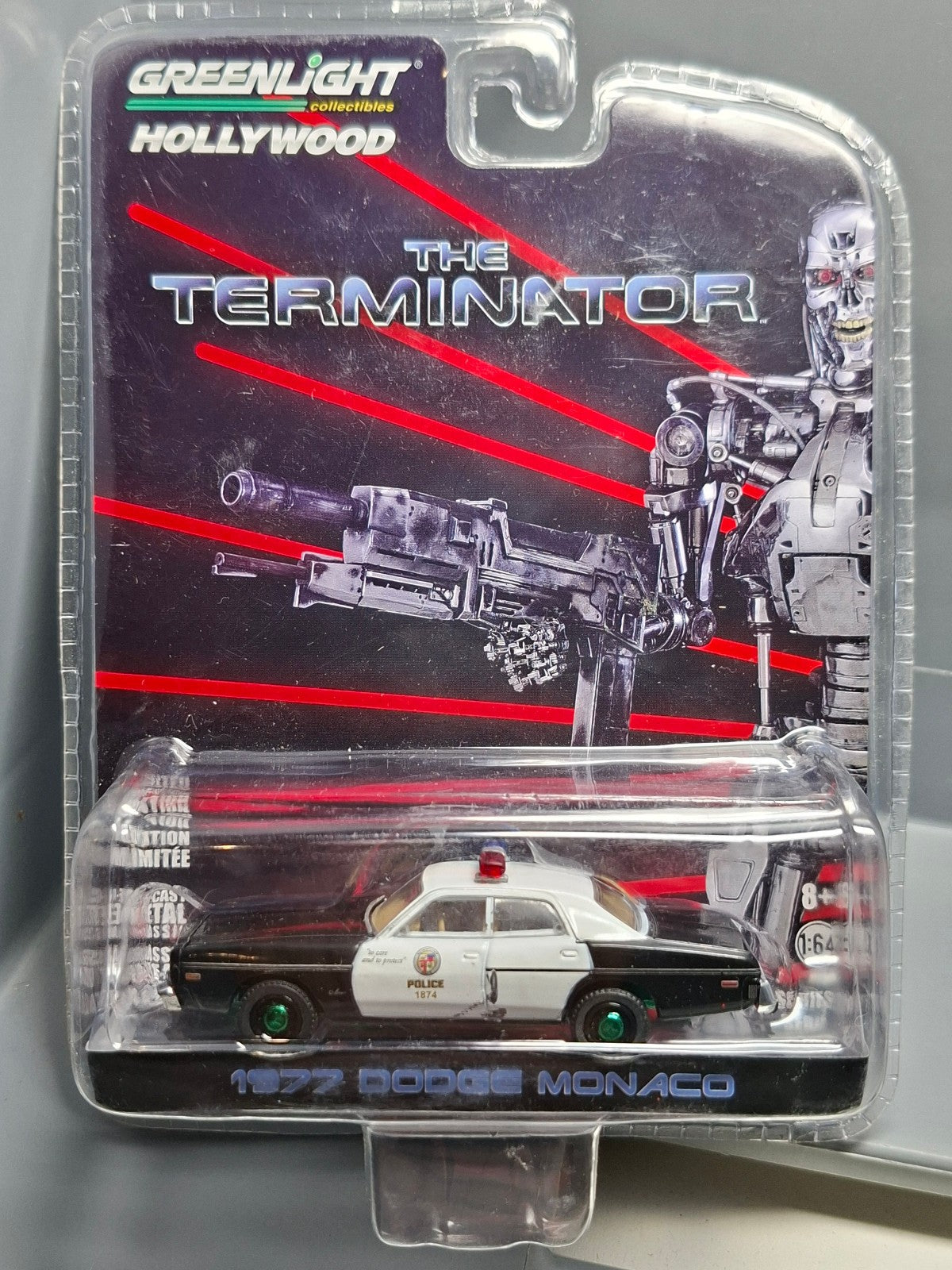 Greenlight  Hollywood The Terminator 1977 Dodge Monaco Chase (NG43)