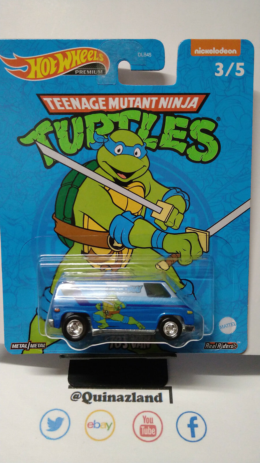 Hot Wheels Teenage Mutant Ninja Turtles '70s van    (NG58)