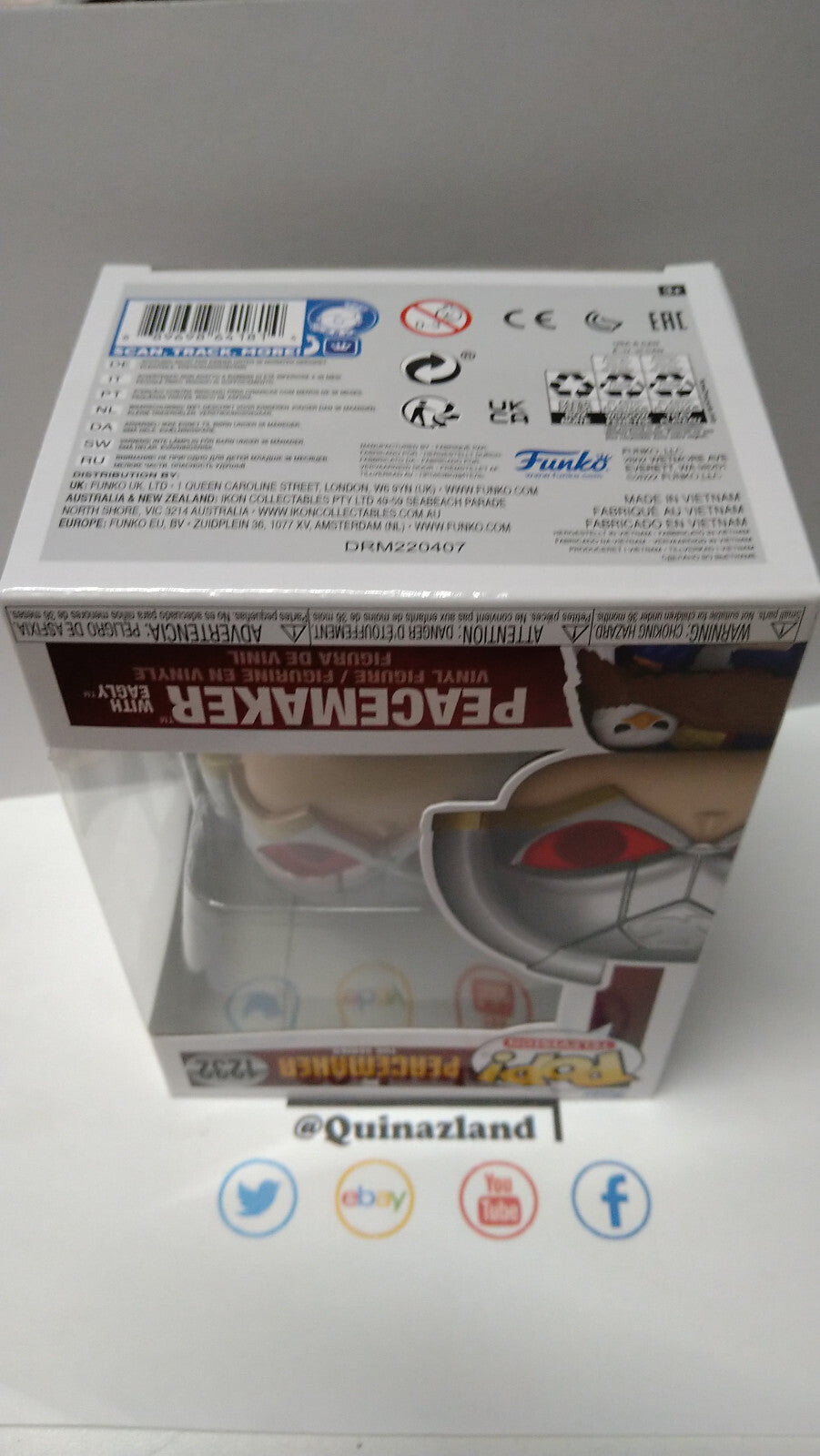 Funko Pop! PEACEMAKER 1232 Peacemaker with Eagly (FU21)
