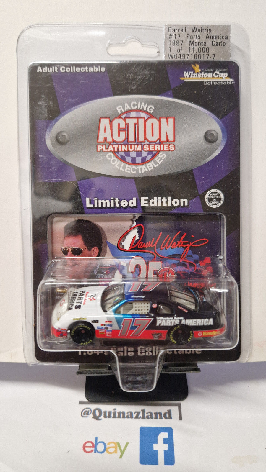 Action Darrell waltrip 1997 chevrolet monte carlo parts america limitée   (CP17)