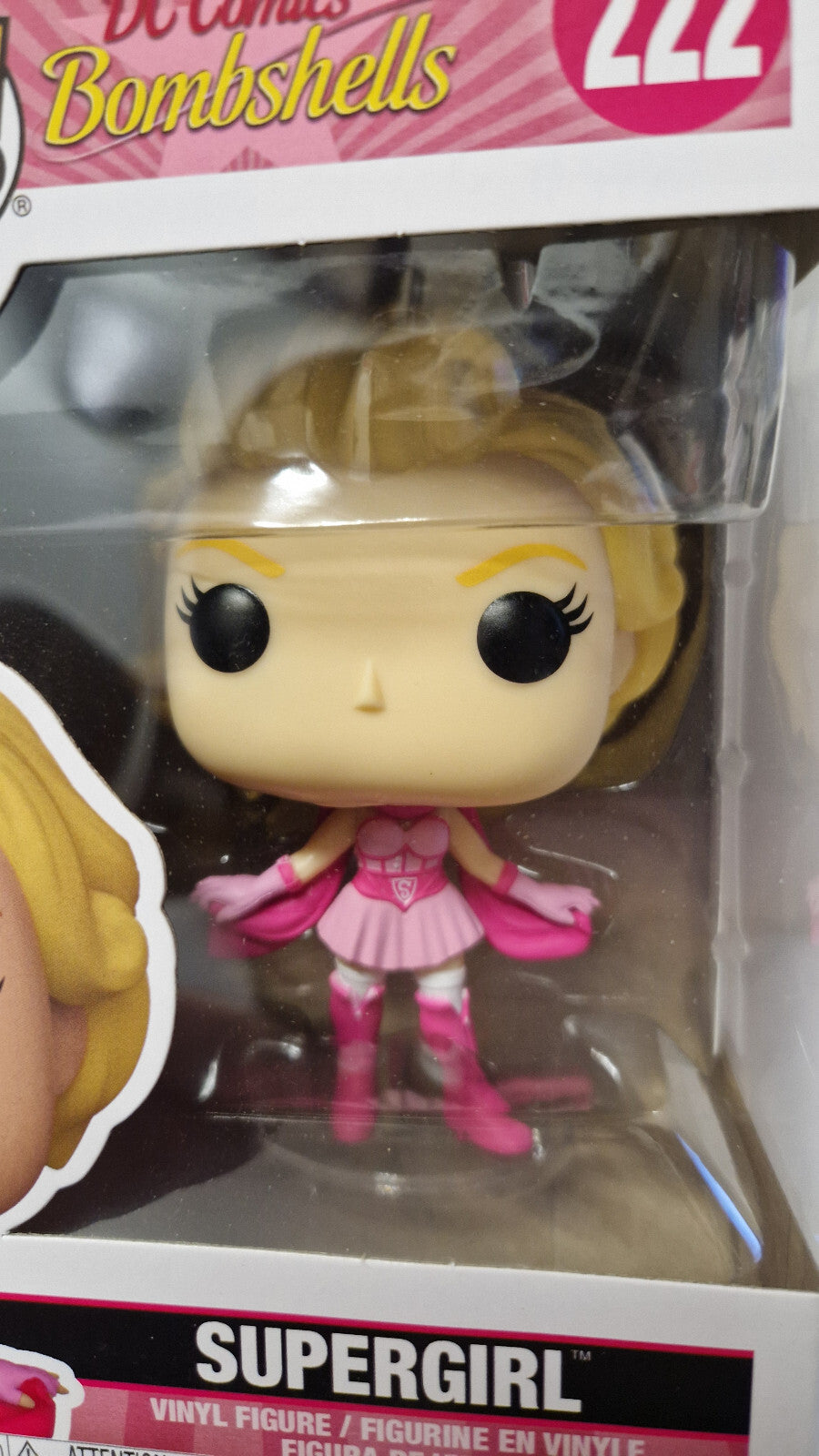 Funko Pop! DC Comics Bombshells SuperGirl Edition Cancer du sein #222 (FU01)