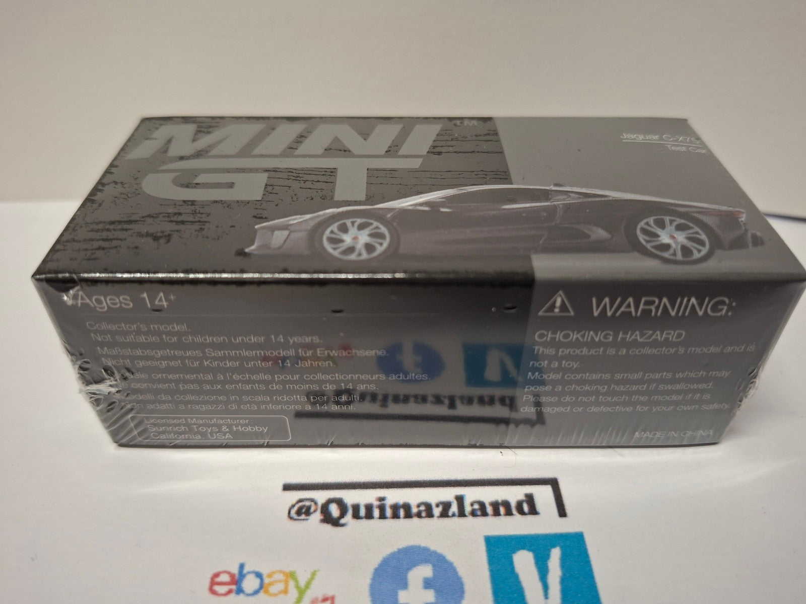 Mini GT 2010 Jaguar C-X75 Test Car, black N°997 (CP07)