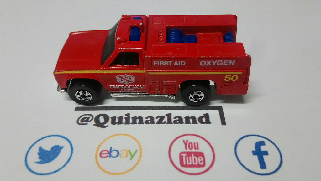 hot wheels Rescue Ranger 1977 Pompiers  (A21)
