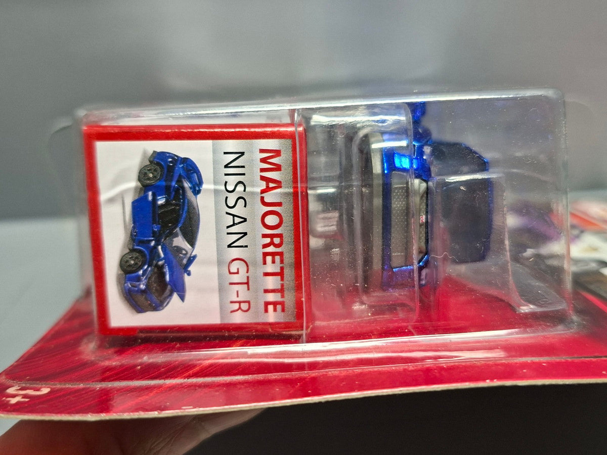 Majorette Deluxe car  Nissan gtr bleue  (NG07)