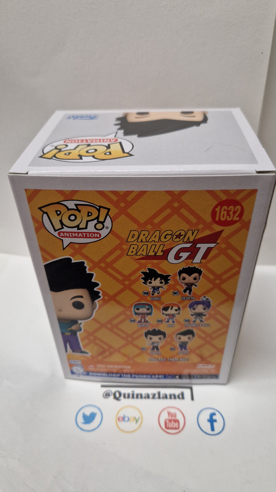 Funko Pop!  Dragon Ball GT Pop Animation N° 1632 Goten  (FU27)