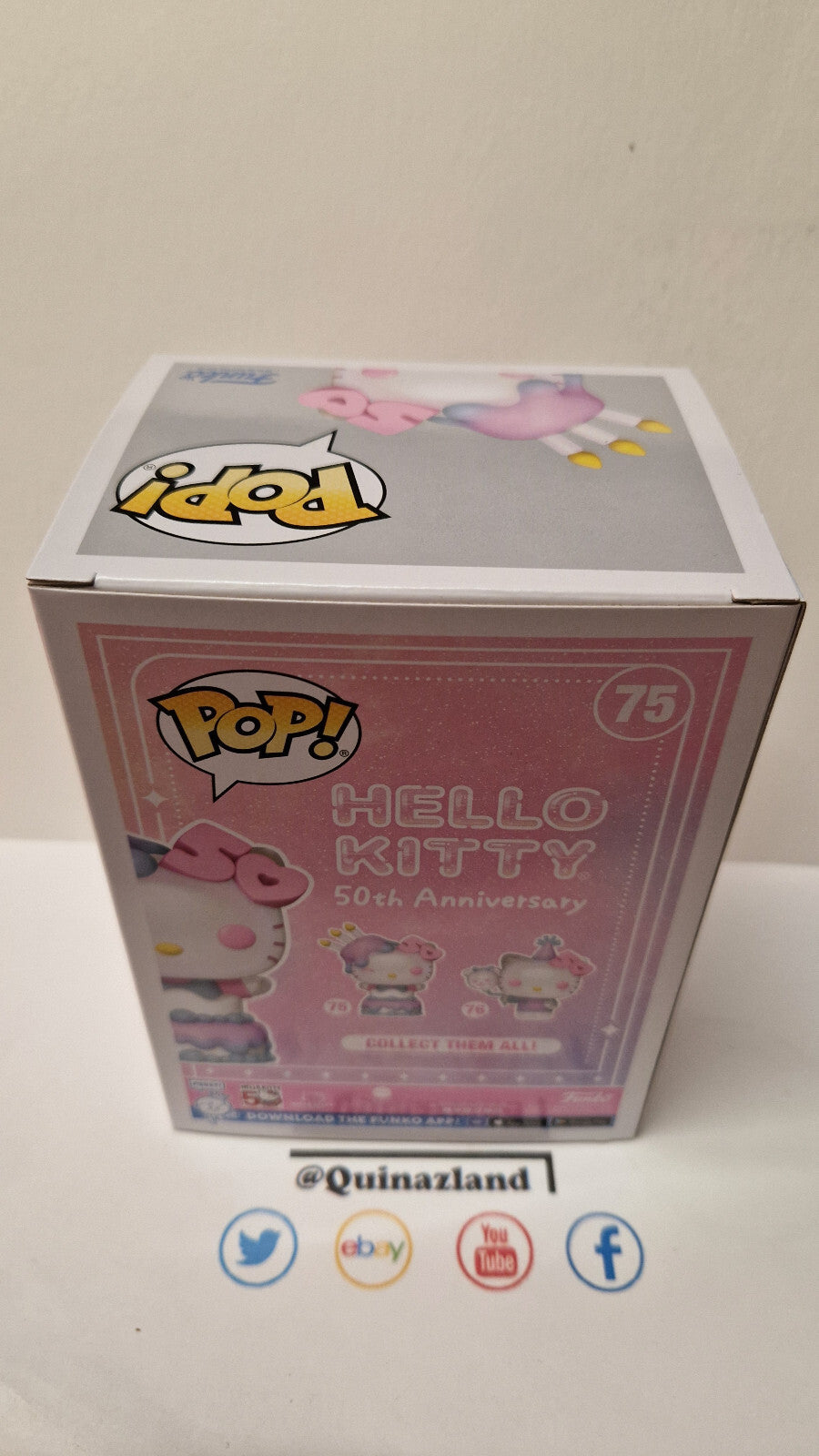 Funko Pop! HELLO KITTY 50EME Anniversaire POP Sanrio N° 75 Hello Kitty  (F21)