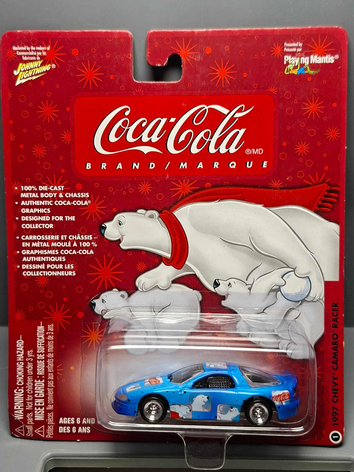 Johnny Lightning 2004 Coca-Cola 1997 Chevy camaro racer    (NG17)