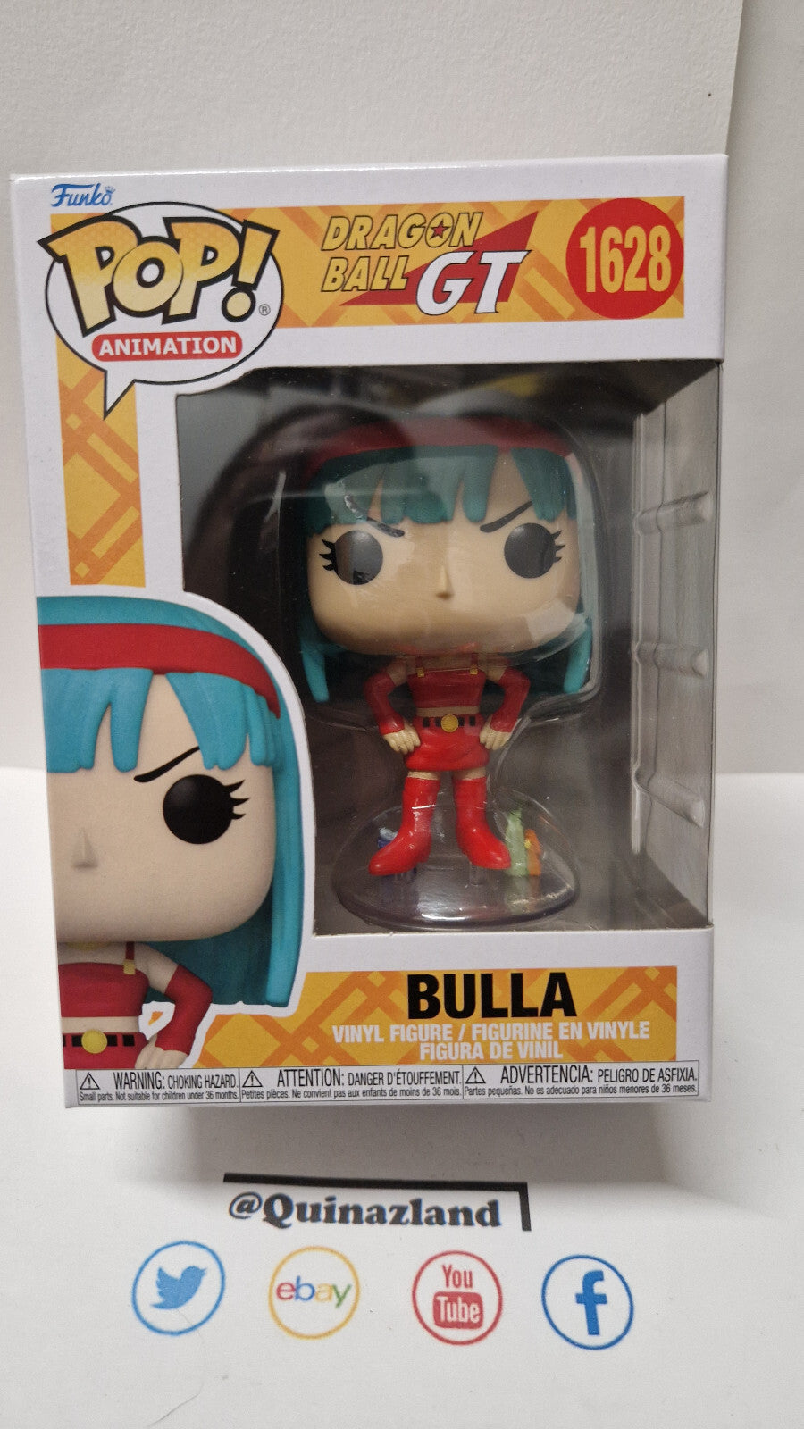 Funko Pop!  Dragon Ball GT Pop Animation N° 1628 Bulla  (F28)
