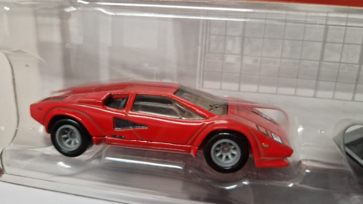 Hot Wheels Premium 2-pack Mix R Lamborghini Countach LP5000 QV Lancia  (CT12)