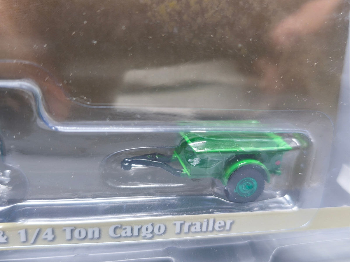 Greenlight Hitch & Tow 1972 Nissan Patrol and 1/4 Ton Cargo Trailer Chase (CT03)