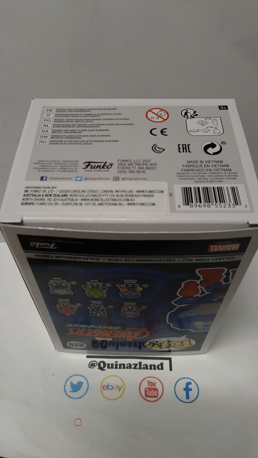 Funko Pop! MARVEL MERCH 829 Captain America (FU42)