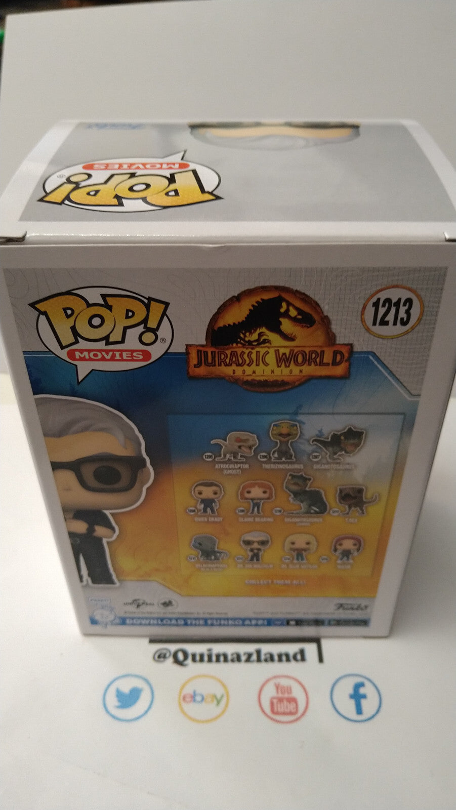 Funko Pop! JURASSIC PARK 2022 #1213 Dr Ian Malcolm (FU18)