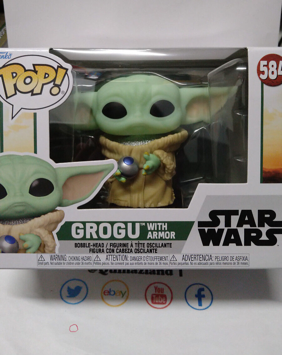 Funko Pop! Star Wars N° 584 Grogu w/ armor  (F45)