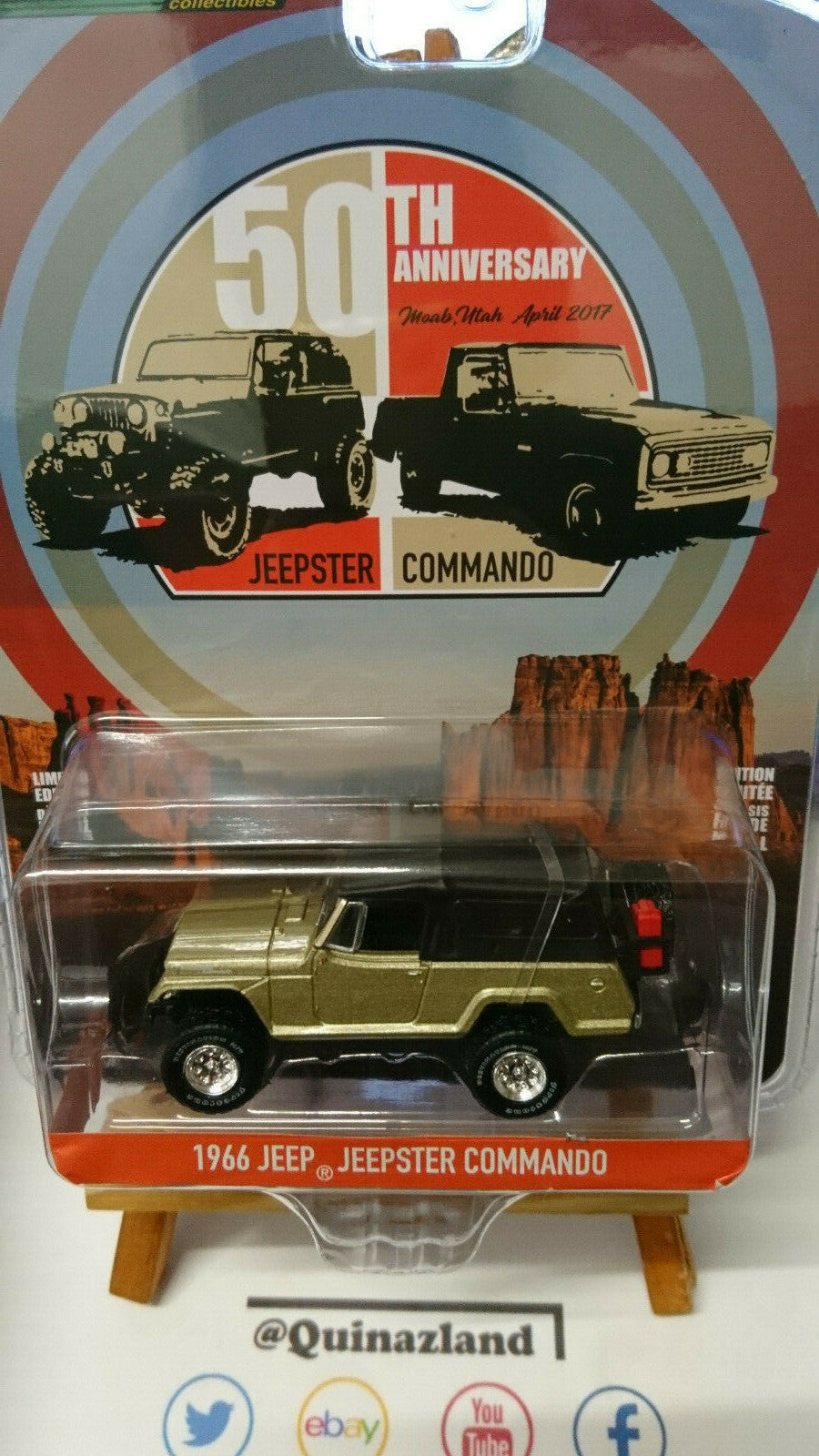 Greenlight 50th Anniversary 1966 Jeep Jeepster Commando (NG62)