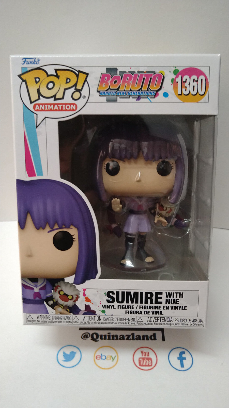 Funko Pop! BORUTO POP Animation N° 1360 Sumire avec Nue (F39)