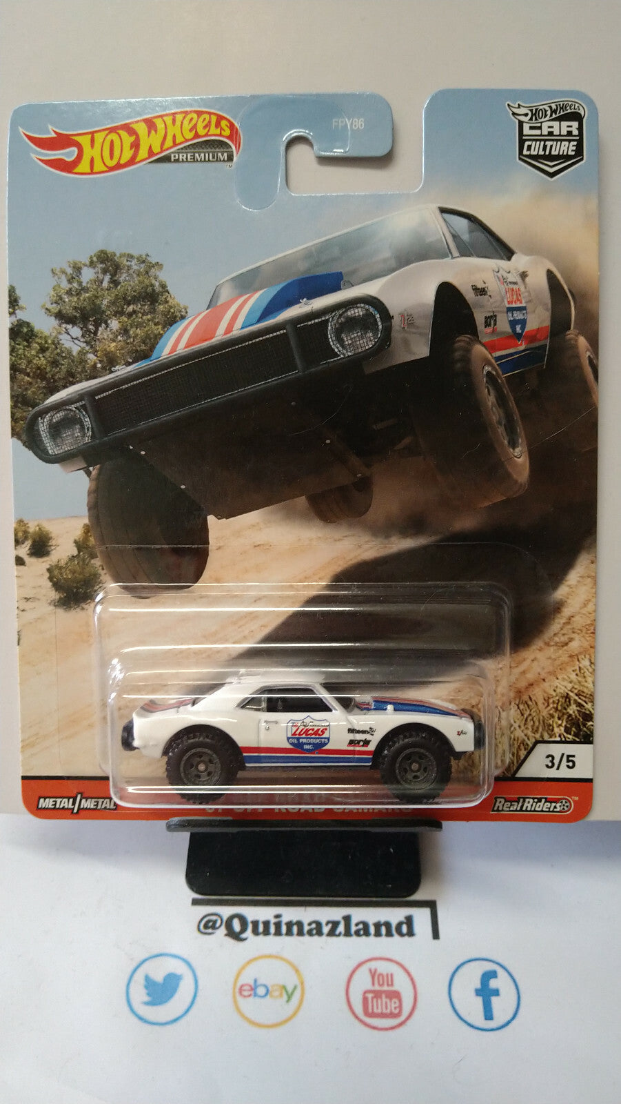 Hot Wheels wild terrain 67 off road camaro (NG59)