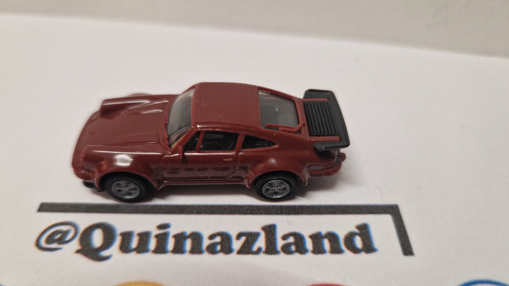 Herpa 1/87 Porsche 911 turbo marron ⚠️ manque un rétroviseur   (A03)