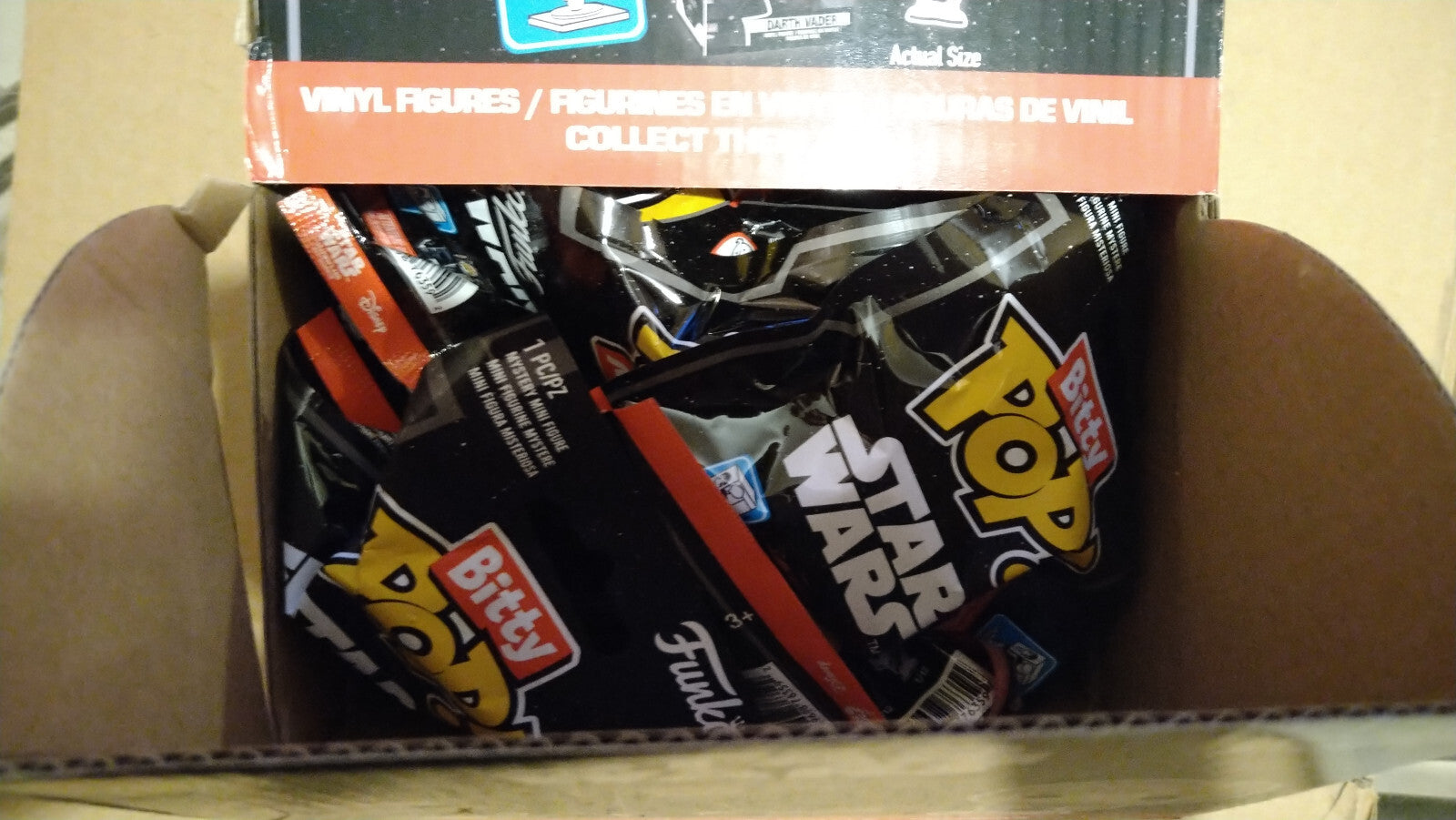 Funko Bitty Pop! 2.5cm Star Wars Boite Complète 36 Figurines  présentoir (et)